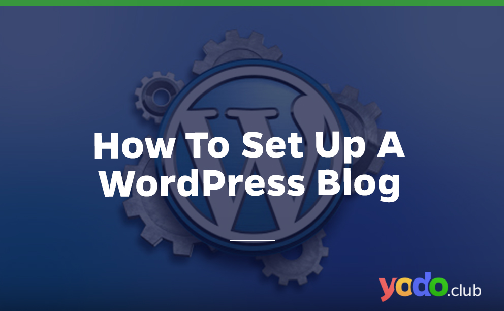 Setup a wordpress blog