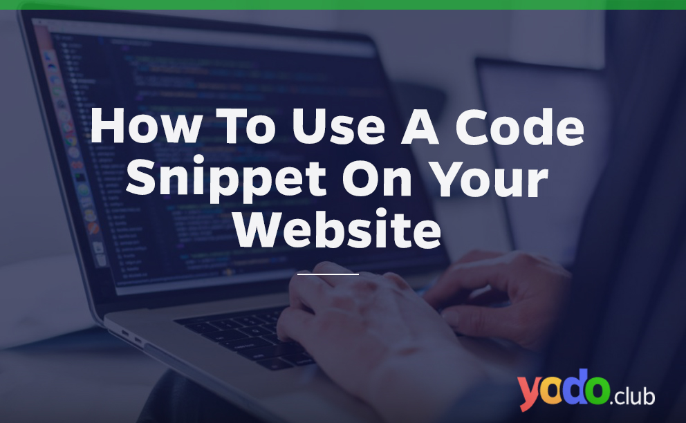 How to use a code snippet
