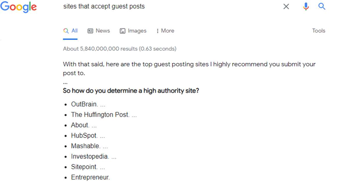 sites that accepts the guest posts