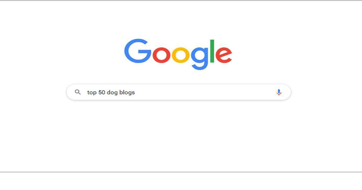 Perrin looked for terms like "top 50 dog blog" just to rank on google first page.