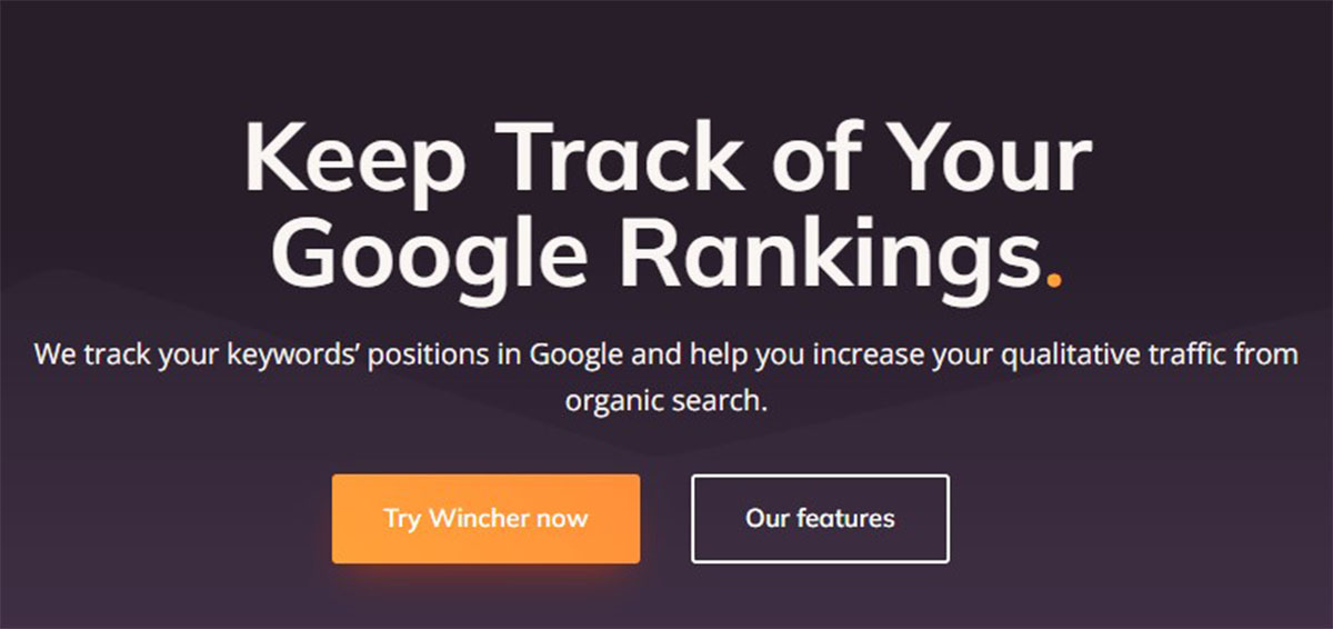 Wincher- Rank Tracking Software