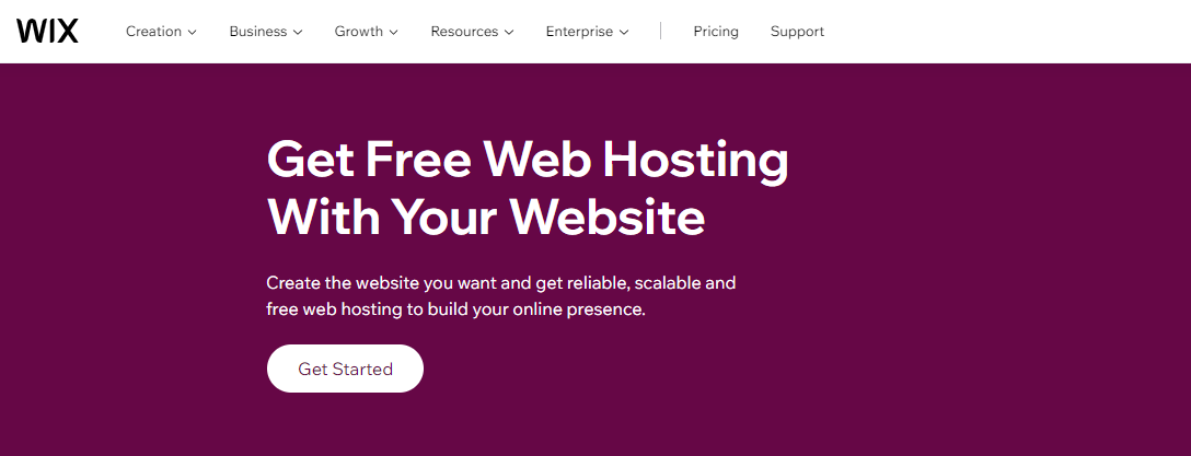 Wix Web Hosting